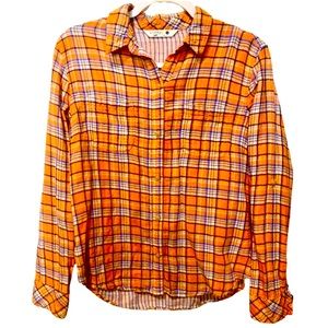 🔥HOST PICK Lee Riders Plaid Button Down Western Shirt